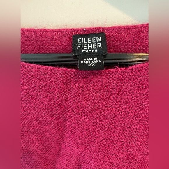 Eileen Fisher Kid Mohair Cropped Sweater - Picture 3 of 16
